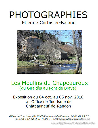 Les moulins de Chapeauroux - 2016