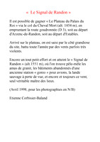 Le Signal de Randon